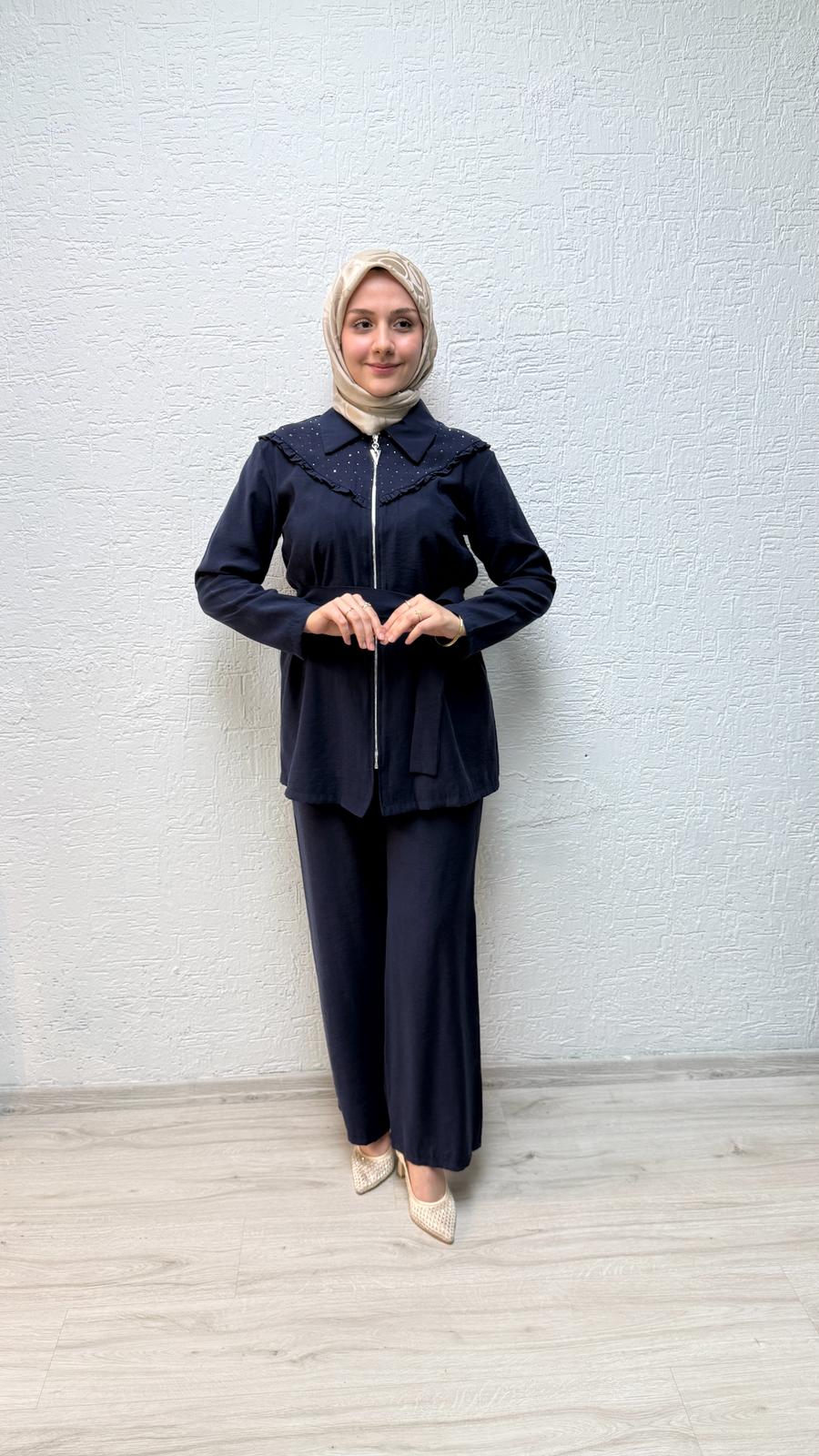 Nival Tensel Pantolonlu Takım